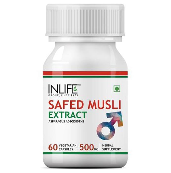Inlife Safed Musli Extract 500mg Capsule