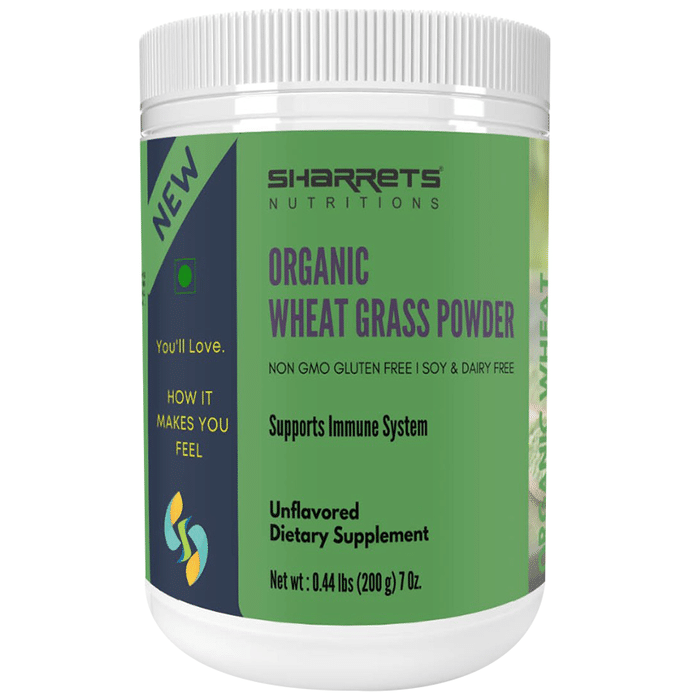 Sharrets Organic Wheat Grass Powder
