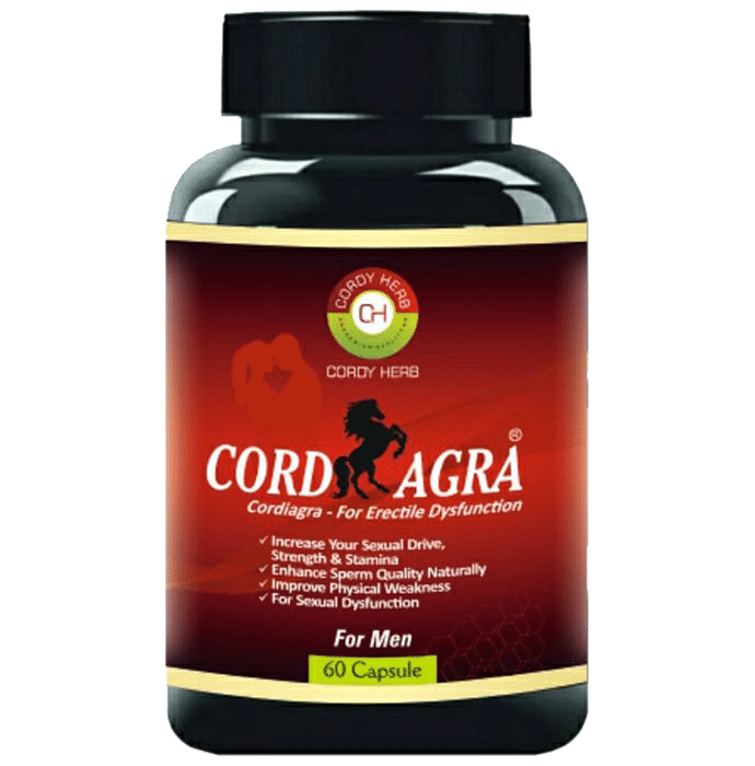 Cordy Herb Cordiagra Capsule for Erectile Dysfunction and Premature Ejaculation