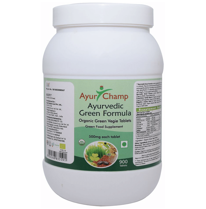 Ayur Champ Ayurvedic Green Formula Vegie Tablet