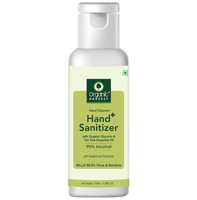 Organic Harvest Hand Cleanser Hand+ Sanitizer (100ml Each)