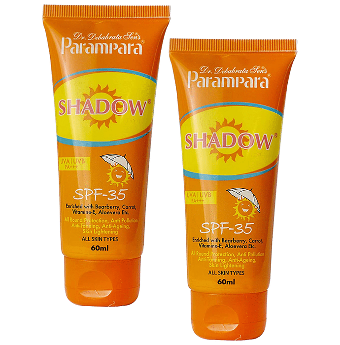 Parampara Ayurved Shadow Sunscreen (60ml Each) SPF 35