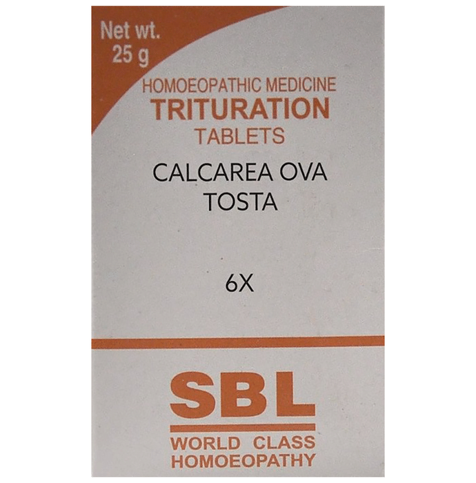 SBL Calcarea Ova Tosta Trituration Tablet 6X