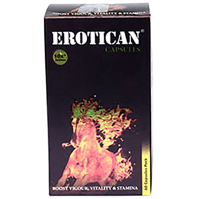 Erotican Capsule for Vigour, Vitality & Stamina Capsule for Vigour, Vitality & Stamina