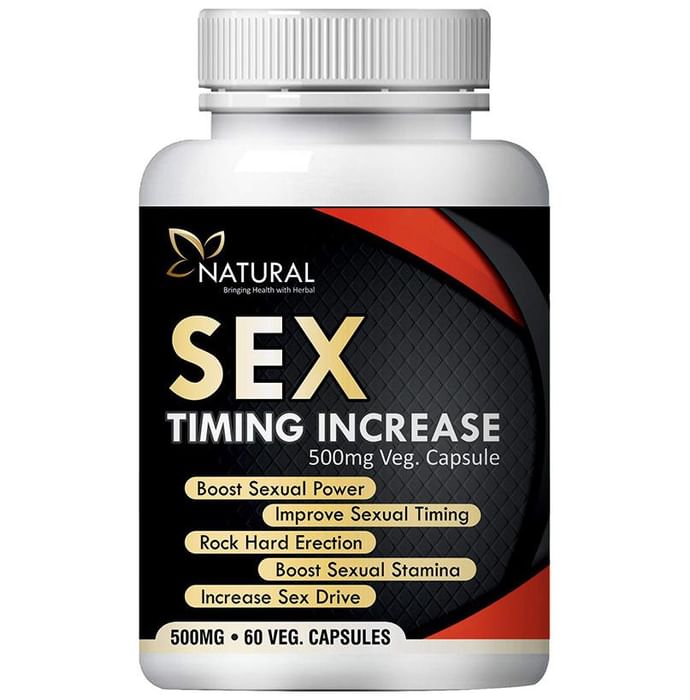Natural Sex Timing Increase 500mg Veg Capsule