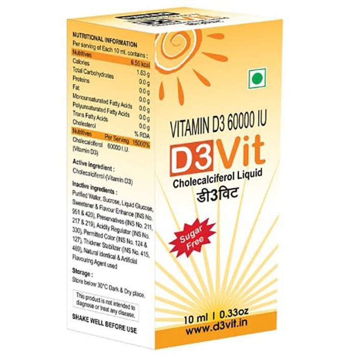 D3 Vit Liquid Sugar Free
