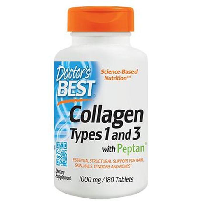Doctor's Best Collagen Types 1 and 3 1000mg Tablet