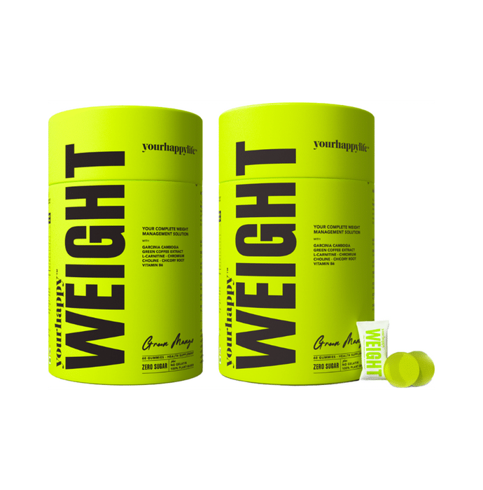 YourHappyLife Your Happy Weight Loss Gummies (60 Each) Green Mango