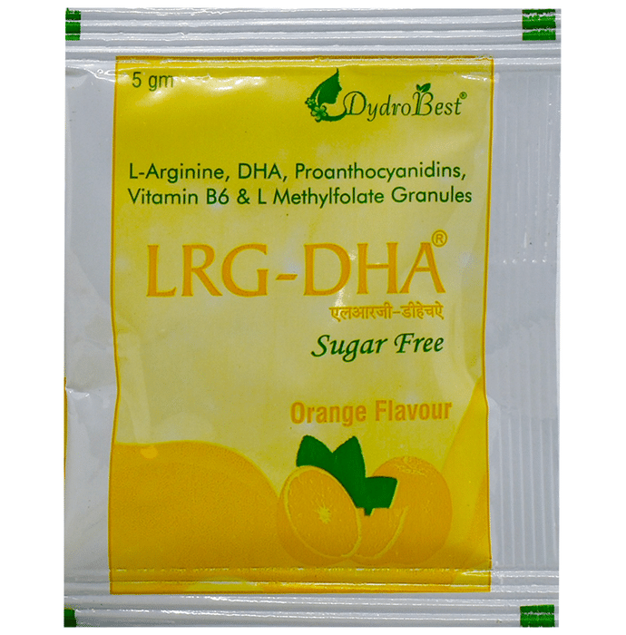 Lrg-Dha Granules Orange Sugar Free