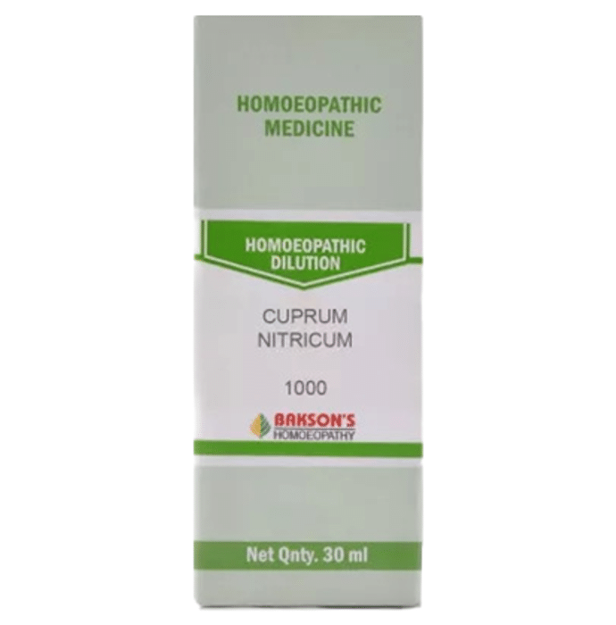 Bakson's Cuprum Nitricum Dilution 1000 CH
