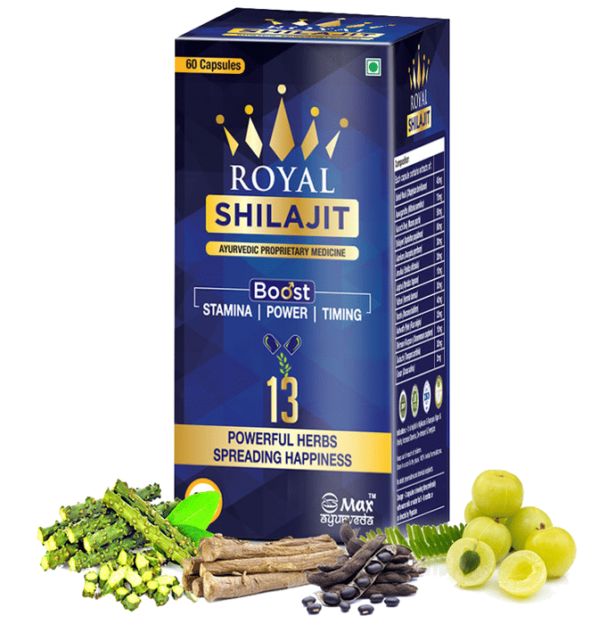 Max Ayurveda Royal Shilajit Capsule