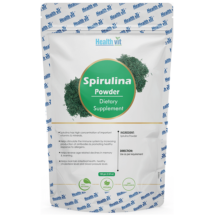 HealthVit Superfood Spirulina 500mg Powder