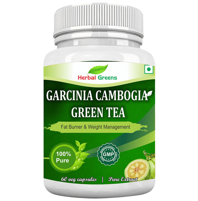 Herbal Greens Garcinia Cambogia Green Tea Veg Capsules