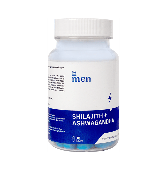 ForMen Shilajith + Ashwagandha Tablet
