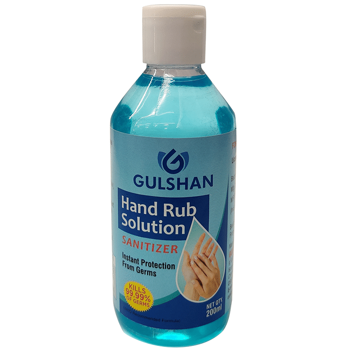 Gulshan Hand Rub Solution Sanitizer (200ml Each)