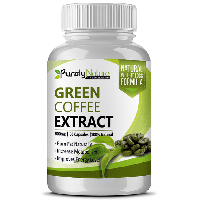 Purely Nature Green Coffee Extract 800mg Capsule