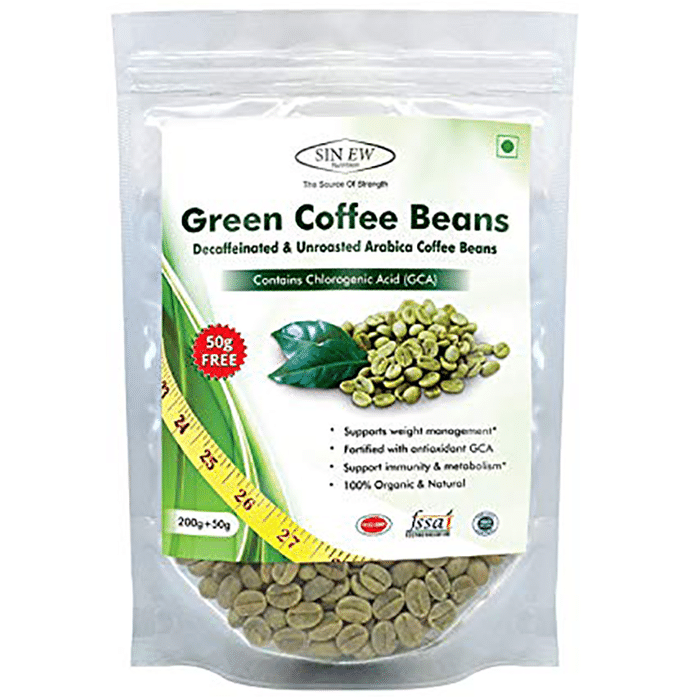 Sinew Nutrition Green Coffee Beans 200gm + 50gm Free