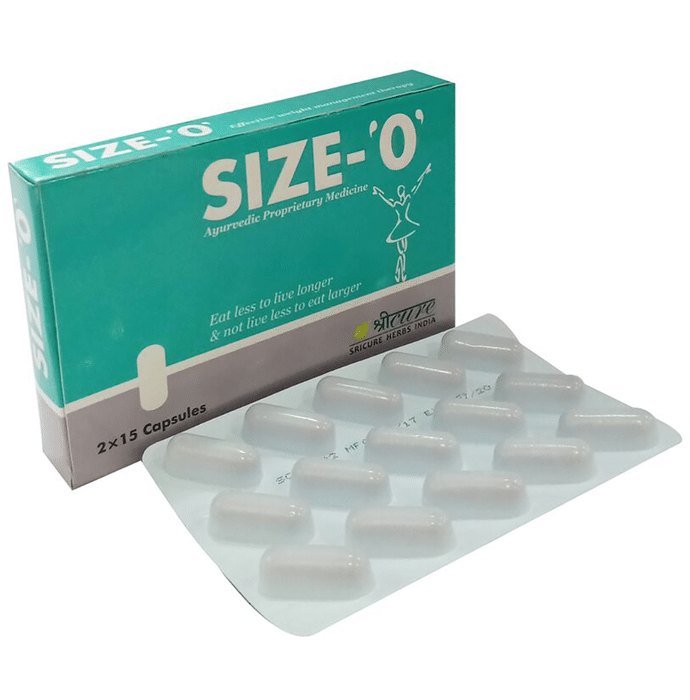 Sricure Size-0 Slimming Weight Reduction Capsules For Male & Female