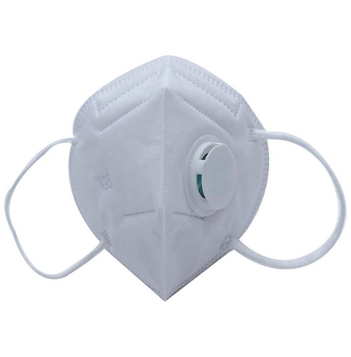Ekana 5 Layer Filtration N95 Mask White with Respirator