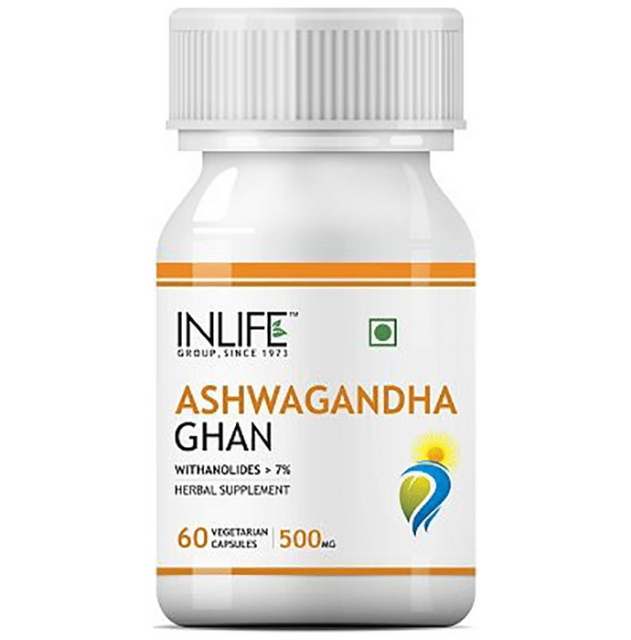 Inlife Ashwagandha Ghan 500mg Capsule