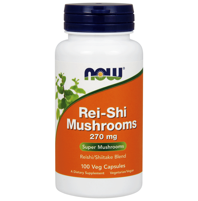 Now Rei-Shi Mushrooms 270mg Veg Capsules