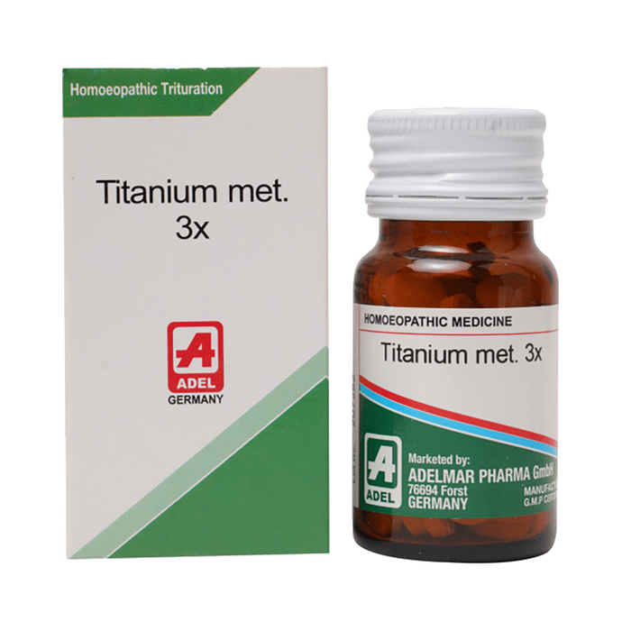 ADEL Titanium Metallicum Trituration Tablet 3X