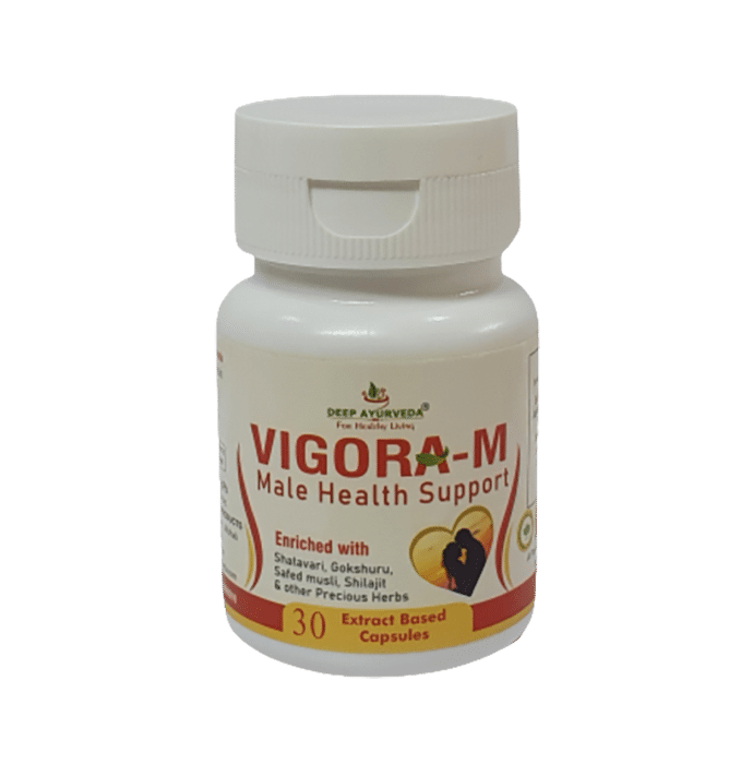 Deep Ayurveda Vigora-M Male Health Support Extract Based Capsule