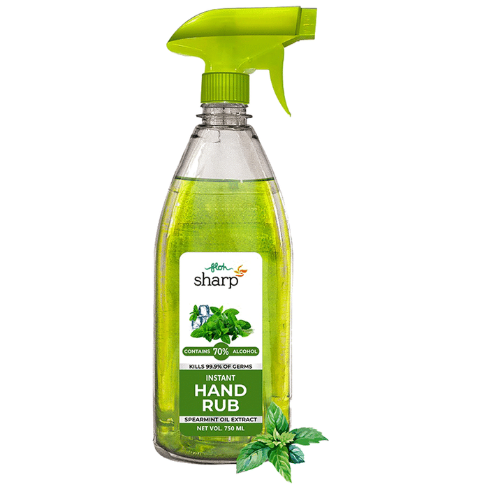 FLOH Spearmint Oil Extract Sharp Instant Hand Rub Sanitizer
