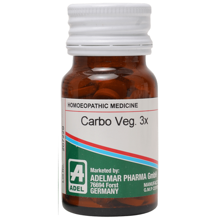 ADEL Carbo Veg Trituration Tablet 3X