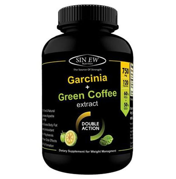 Sinew Nutrition Weight Management Combo 750mg (Garcinia Cambogia and Green Coffee Bean Extract)