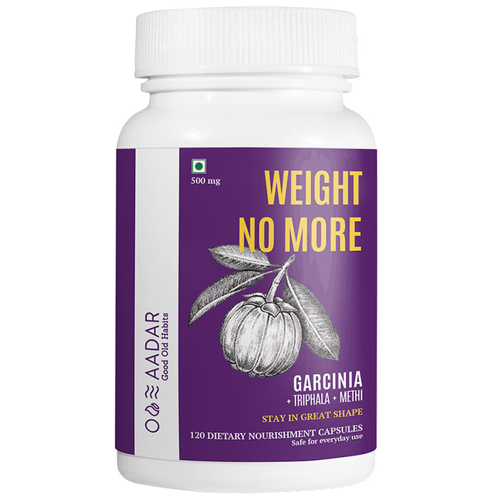 Aadar Weight No More 500mg Capsule (120 Each) Bottle