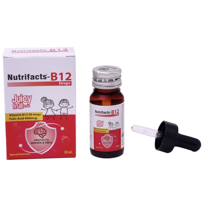 Nutrifacts B-12 Drop Juicy Fruit Formula