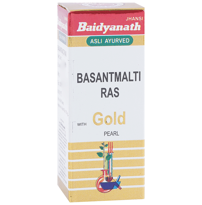 Baidyanath (Jhansi) Basant Malti Ras with Gold Pearl Tablet