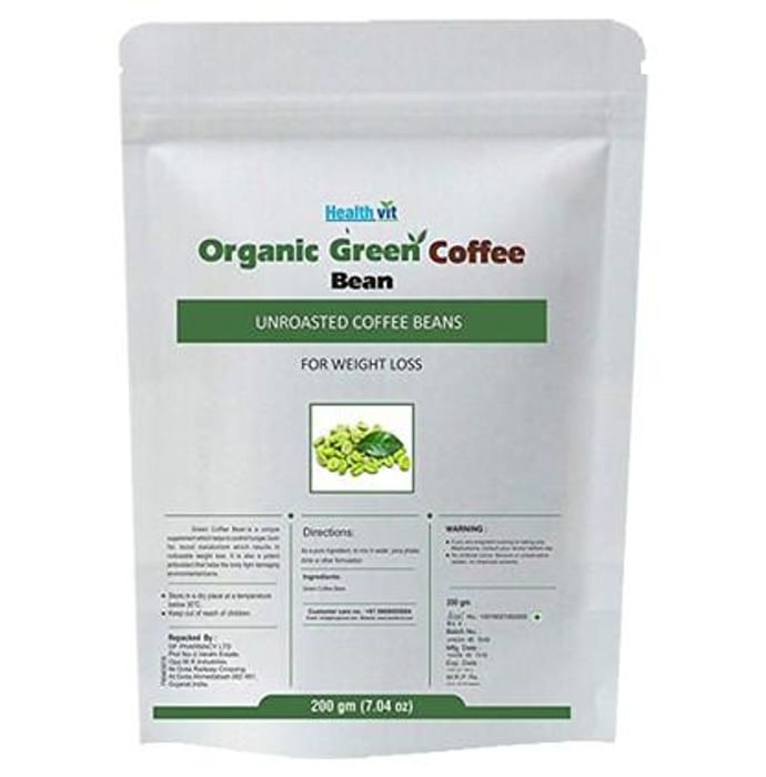 HealthVit Organic Unroasted Green Coffee Beans