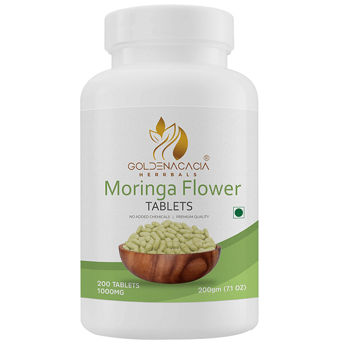 Goldenacacia Herrbals Moringa Flower 1000mg Tablet