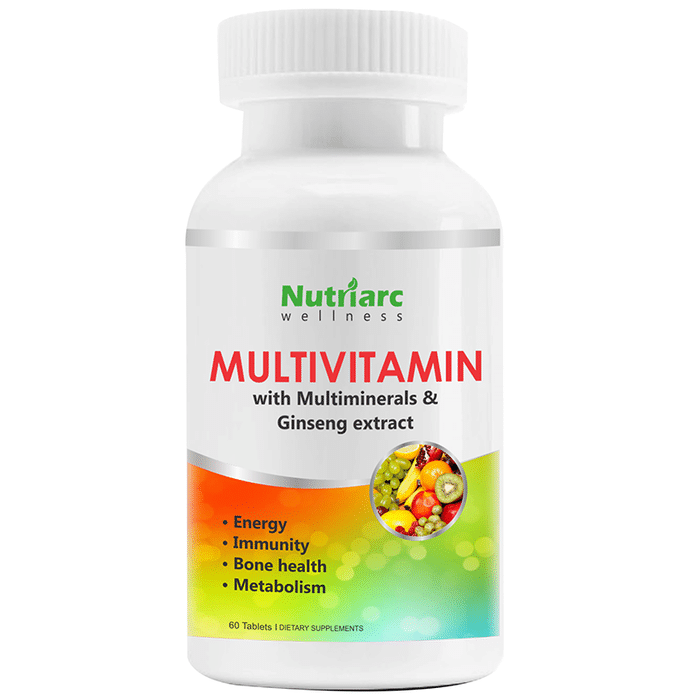 Nutriarc Wellness Multivitamin with Multiminerals & Ginseng Extract Tablet