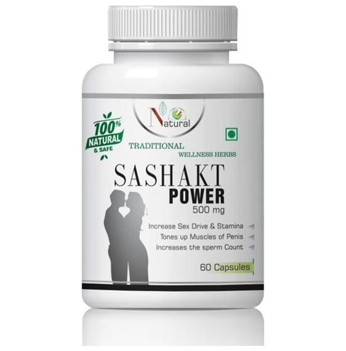 Natural Sashakt Power 500mg Capsule