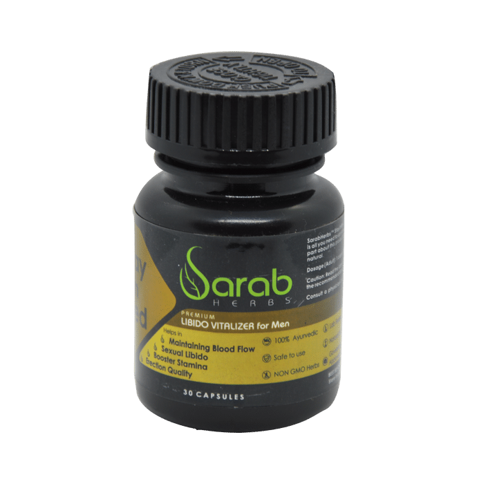 Sarab Herbs Stay In Bed Premium Libido Vitalizer for Men Capsule