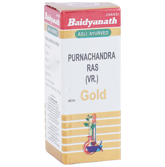 Baidyanath (Jhansi) Purnachandra Ras (Vr.) with Gold Tablet