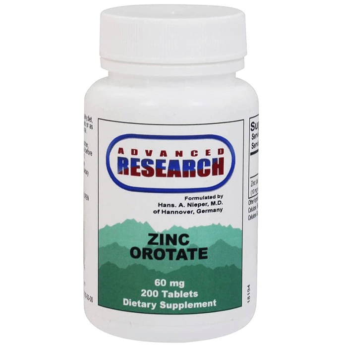 Advanced Research Zinc Orotate 60mg Tablet