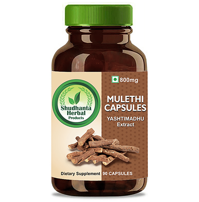 Shudhanta Herbal Mulethi 800mg Capsule