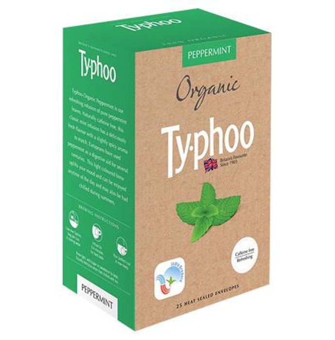 Typhoo Organic Peppermint Heat Sealed Envelopes