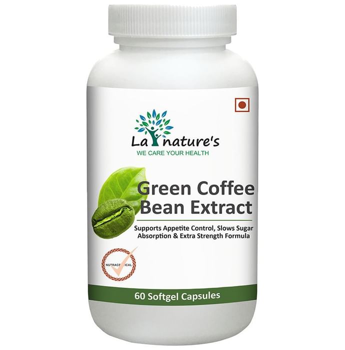 La Nature's Green Coffee Bean Extract Softgel Capsules
