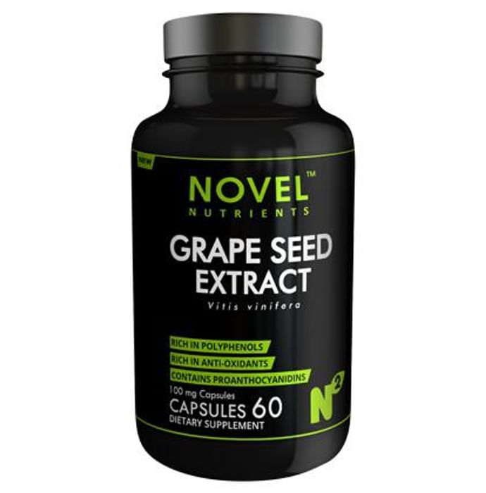 Novel Nutrients Grape Seed 100mg Capsule