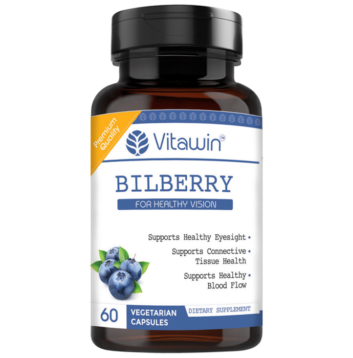 Vitawin Bilberry 500mg Vegetarian Capsule