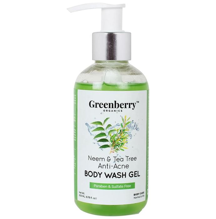 Greenberry Organics Neem and Tea Tree Body Wash Gel