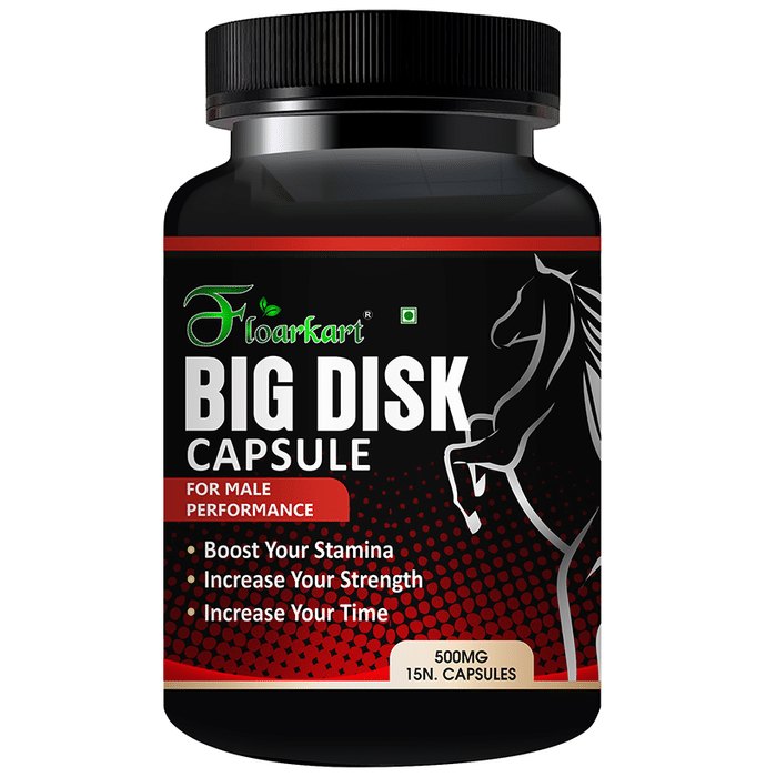 Floarkart Big Disk 500mg Capsule For Male Performance