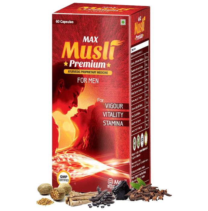 Max Ayurveda Max Musli Premium Capsule for Men