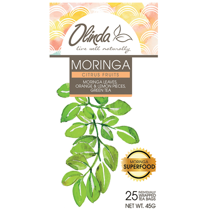 Olinda Moringa Green Tea (1.8gm Each) Citrus Fruits