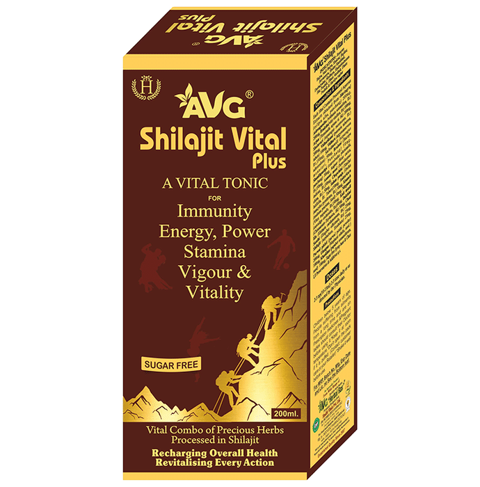 AVG Shilajit Vital Plus Tonic Sugar Free
